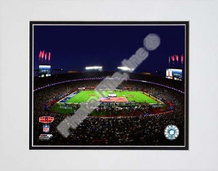 Sun Life Stadium "Super Bowl XLIV National Anthem #13" Double Matted 8” x 10” Photograph (Unframed)