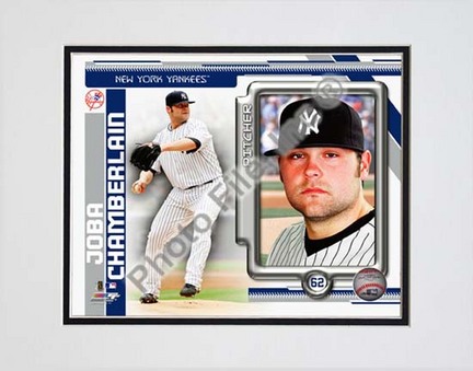 Joba Chamberlain 2010 Studio Plus Double Matted 8” x 10” Photograph (Unframed)