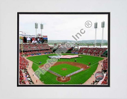 Great American Ball Park 2010 Opening Day Double Matted 8” x 10” Photograph (Unframed)