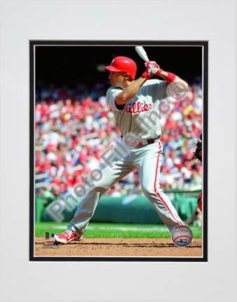 Raul Ibanez 2010 Action "Stance" Double Matted 8” x 10” Photograph (Unframed)
