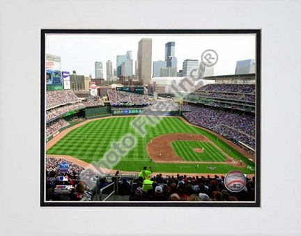 Target Field 2010 Interior Double Matted 8” x 10” Photograph (Unframed)