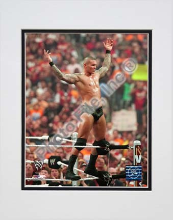 Randy Orton Wrestlemania 26 Action Double Matted 8” x 10” Photograph (Unframed)