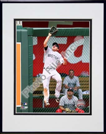 Jacoby Ellsbury 2010 Action "Field" Double Matted 8” x 10” Photograph in Black Anodized Aluminum Frame