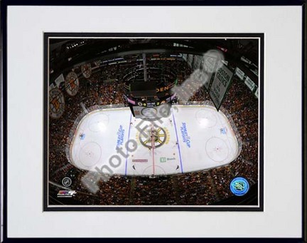 TD Banknorth Garden 2009 - 2010 Double Matted 8” x 10” Photograph in Black Anodized Aluminum Frame
