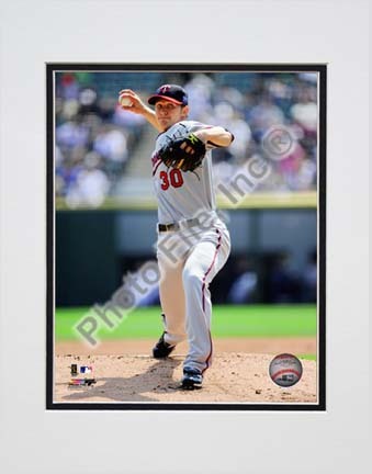 Scott Baker 2010 Action "Away Jersey" Double Matted 8” x 10” Photograph (Unframed)