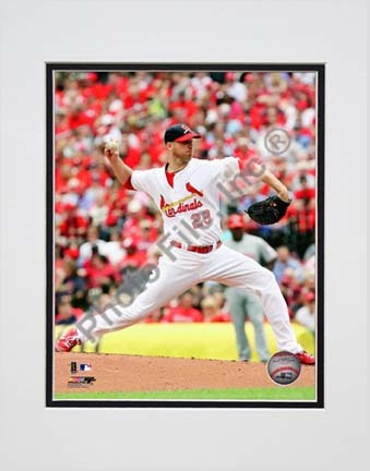 Chris Carpenter 2010 Action "Home Jersey" Double Matted 8” x 10” Photograph (Unframed)