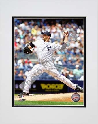 Andy Pettitte 2010 "Action" Double Matted 8” x 10” Photograph (Unframed)