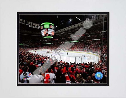 United Center 2009 - 2010 Playoffs Double Matted 8” x 10” Photograph (Unframed)