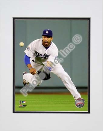 Matt Kemp 2010 Action "Dive" Double Matted 8” x 10” Photograph (Unframed)