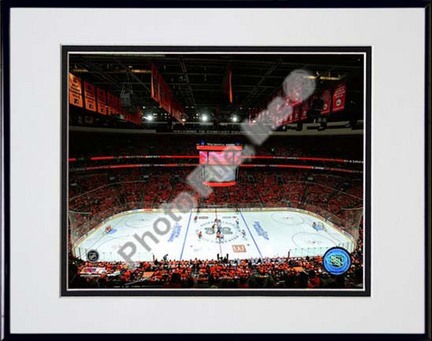 Wachovia Center 2009 - 2010 Playoffs Double Matted 8” x 10” Photograph in Black Anodized Aluminum Frame