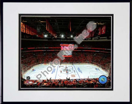 Wachovia Center 2009 - 2010 Playoffs Double Matted 8â€ x 10â€ Photograph in Black Anodized Aluminum Frame
