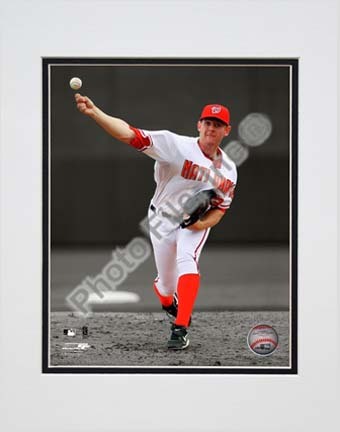 Stephen Strasburg 2010 Spotlight Collection Double Matted 8” x 10” Photograph (Unframed)