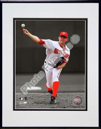 Stephen Strasburg 2010 Spotlight Collection Double Matted 8” x 10” Photograph in Black Anodized Aluminum Frame