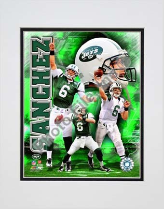 Mark Sanchez 2010 Portrait Plus Double Matted 8” x 10” Photograph (Unframed)