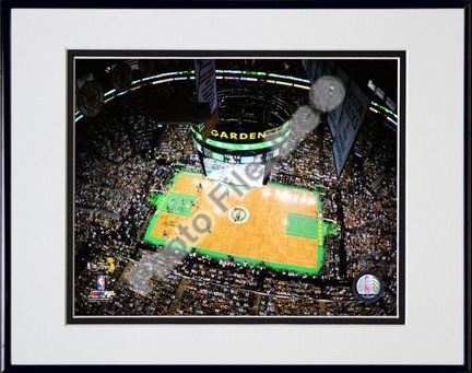 TD Garden Game Four of the 2010 NBA Finals (#9) Double Matted 8” x 10” Photograph in Black Anodized Aluminum Frame