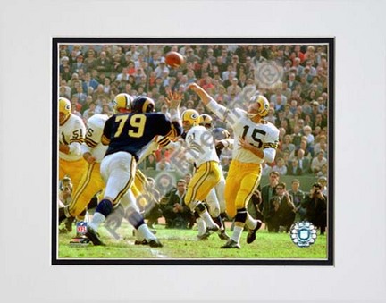 Bart Starr 1962 "Action" Double Matted 8” x 10” Photograph (Unframed)