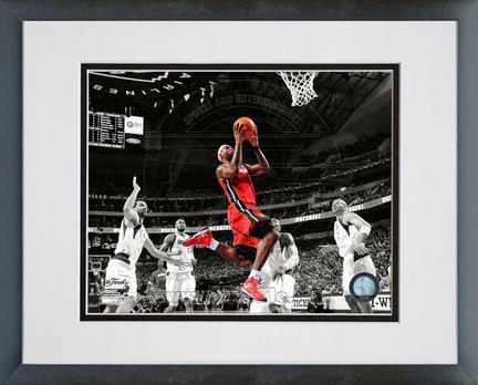 LeBron James Miami Heat 2011 NBA Finals "Game 3" Spotlight Action (#20) Double Matted 8" X 10" Photo