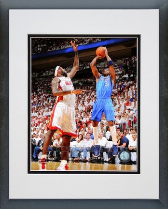 Jason Terry Dallas Mavericks 2011 NBA Finals "Game 6" Action Double Matted 8" X 10" Photograph in Bl