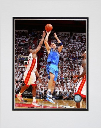 Jason Kidd Dallas Mavericks 2011 NBA Finals "Game 6" Action (#28) Double Matted 8" X 10" Photograph 