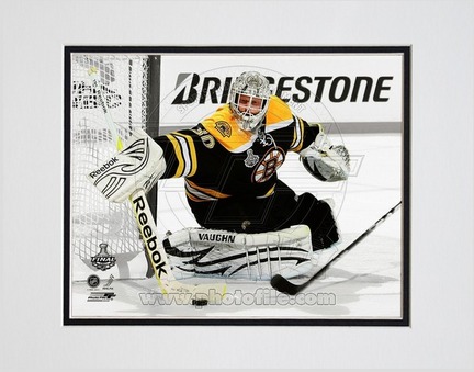 Tim Thomas Boston Bruins 2011 NHL Stanley Cup Finals "Game 6" Spotlight Action Double Matted 8" X 10"