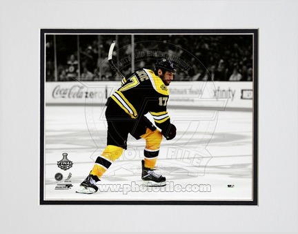 Milan Lucic Boston Bruins 2011 NHL Stanley Cup Finals "Game 3" Spotlight Action Double Matted 8" X 10&quo