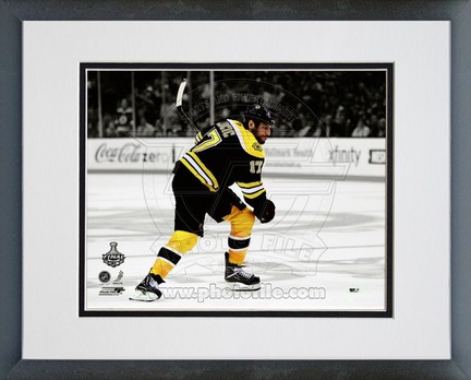 Milan Lucic Boston Bruins 2011 NHL Stanley Cup Finals "Game 3" Spotlight Action Double Matted 8" X 10&quo