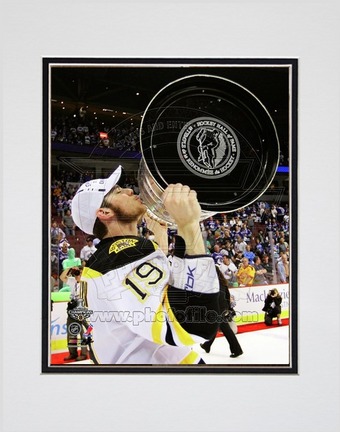 Tyler Seguin Boston Bruins 2011 NHL Stanley Cup Finals "With the Stanley Cup" (#49) Double Matted 8" X 10