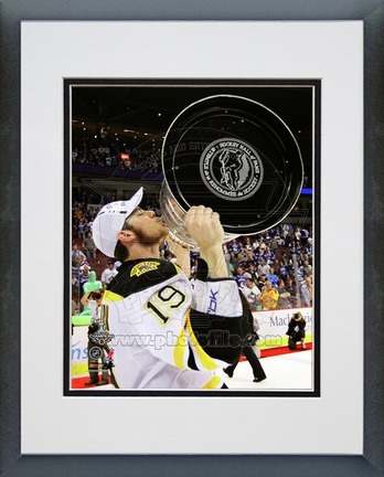 Tyler Seguin Boston Bruins 2011 NHL Stanley Cup Finals "With the Stanley Cup" (#49) Double Matted 8" X 10