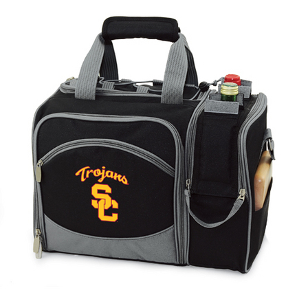 USC Trojans "Malibu" Insulated Picnic Tote / Shoulder Pack with Screen Printed Logo