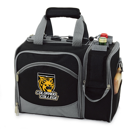Colorado College Tigers "Malibu" Insulated Picnic Tote / Shoulder Pack with Screen Printed Logo