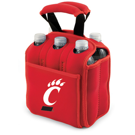 Cincinnati Bearcats Red "Six Pack" Insulated Cooler Tote with Screen Printed Logo