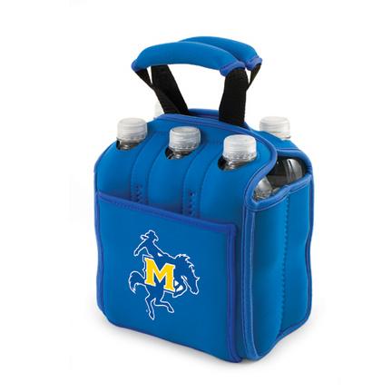 McNeese State Cowboys Blue "Six Pack" Insulated Cooler Tote with Screen Printed Logo