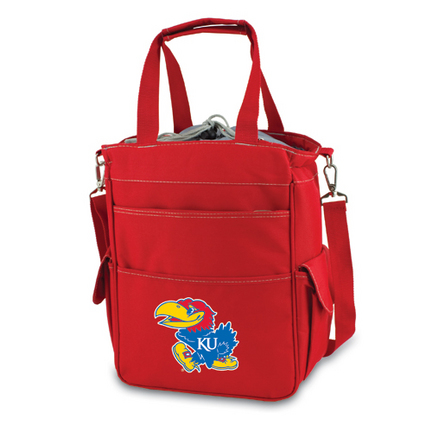 Kansas Jayhawks Red "Activo" Waterproof Tote with Screen Printed Logo