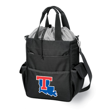 Louisiana Tech Bulldogs Black "Activo" Waterproof Tote with Screen Printed Logo