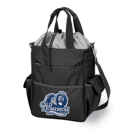 Old Dominion Monarchs Black "Activo" Waterproof Tote with Screen Printed Logo