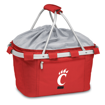 Cincinnati Bearcats "Metro" Picnic Basket with Screen Printed Logo