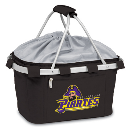 East Carolina Pirates "Metro" Picnic Basket with Screen Printed Logo