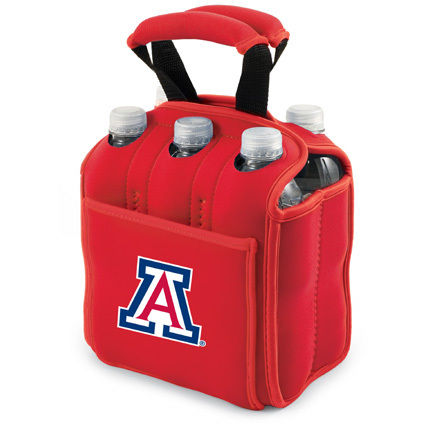 Arizona Wildcats "Six Pack" Insulated Cooler Tote with Screen Printed Logo