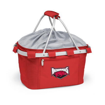 Arkansas Razorbacks Collapsible Picnic Basket