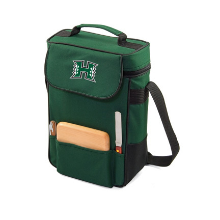 Hawaii Rainbow Warriors "Duet" Wine and Cheese Tote with Screen Printed Logo