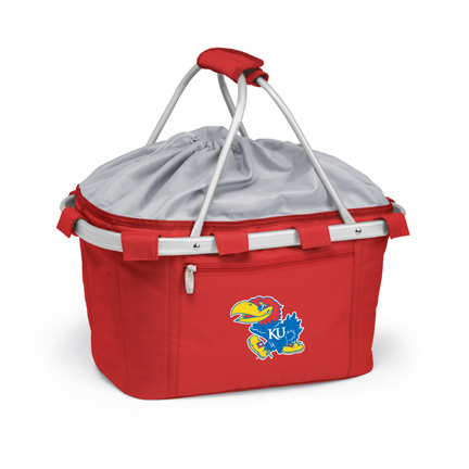 Kansas Jayhawks Collapsible Picnic Basket