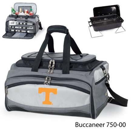 Tennessee Volunteers Tote with Cooler, 3-Piece BBQ Set and Grill