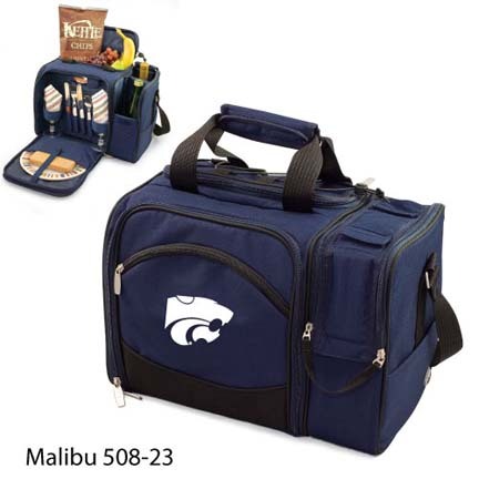 Kansas State Wildcats "Malibu" Insulated Picnic Tote / Shoulder Pack with Screen Printed Logo
