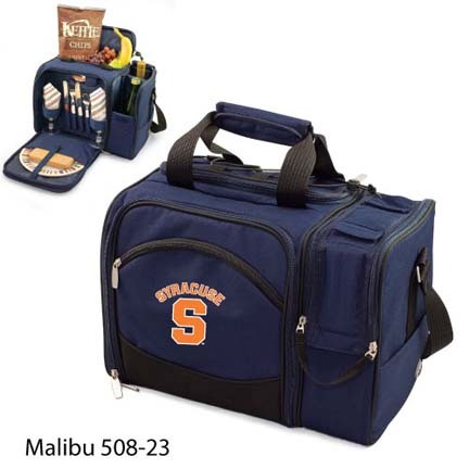 Syracuse Orange (Orangemen) "Malibu" Insulated Picnic Tote / Shoulder Pack with Screen Printed Logo