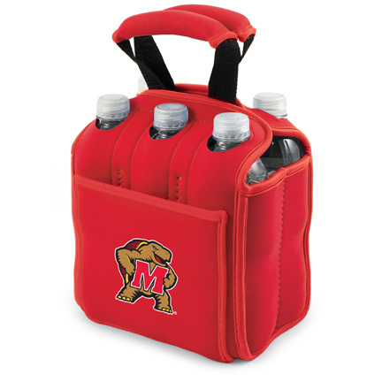 Maryland Terrapins "Six Pack" Insulated Cooler Tote with Screen Printed Logo