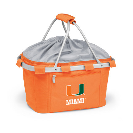 Miami Hurricanes Collapsible Picnic Basket