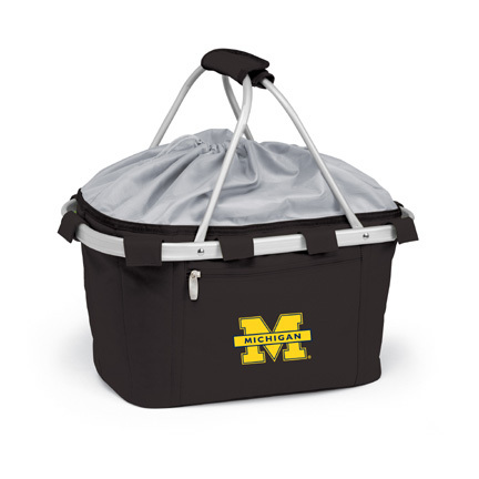 Michigan Wolverines Collapsible Picnic Basket