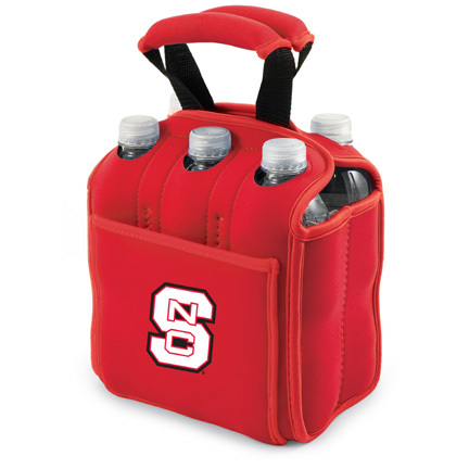North Carolina State Wolfpack "Six Pack" Insulated Cooler Tote with Screen Printed Logo