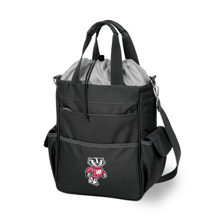 Wisconsin Badgers "Activo" Waterproof Tote with Screen Printed Logo