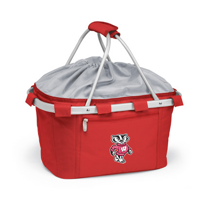 Wisconsin Badgers Collapsible Picnic Basket